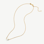 One Pearl Summer Necklace – 18k Gold Plated
