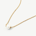 One Pearl Summer Necklace – 18k Gold Plated