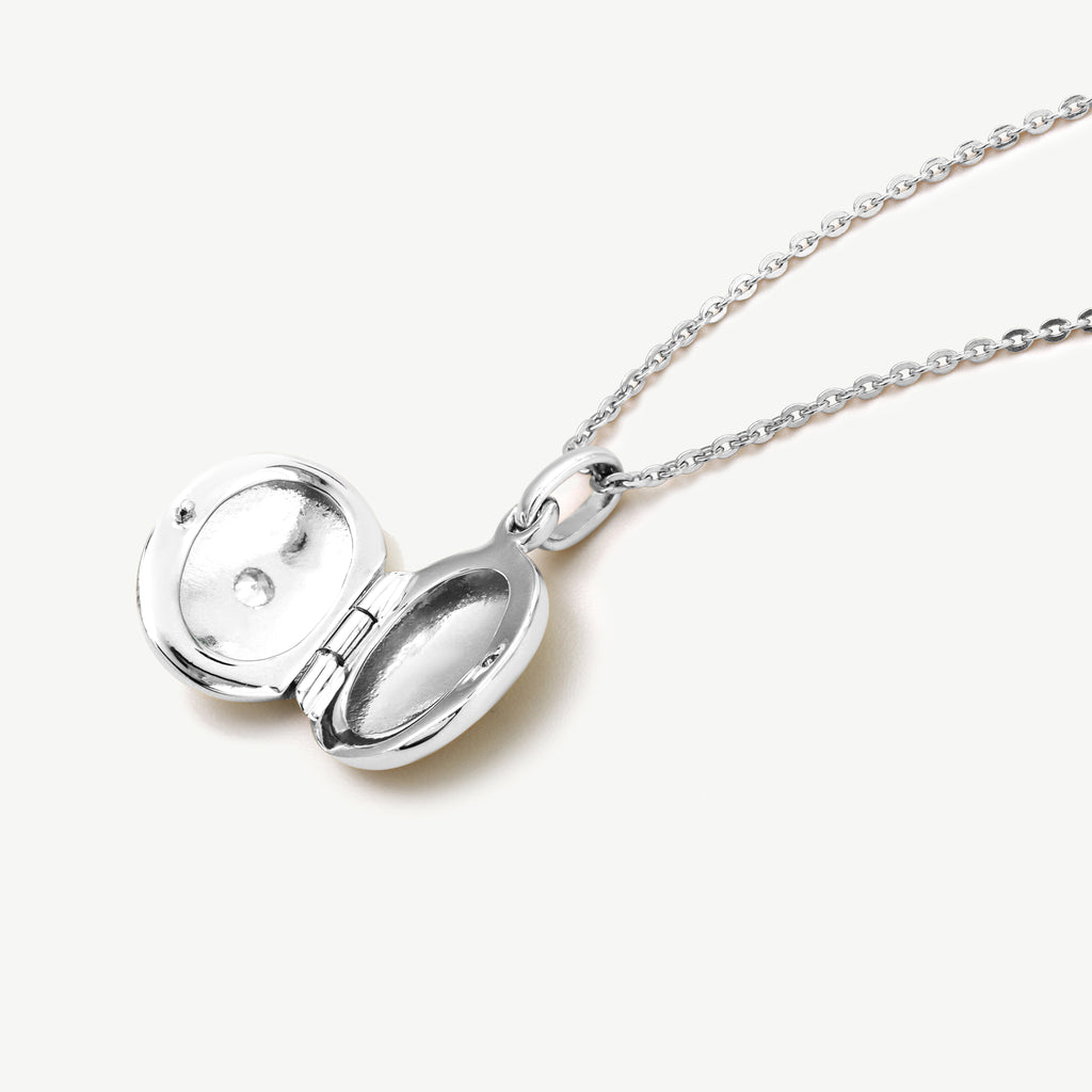 North Star Locket Necklace – Sterling Silver 925