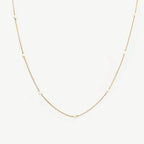 9 Divine Summer Pearl Necklace – 18k Gold Plated