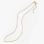 9 Divine Summer Pearl Necklace – 18k Gold Plated