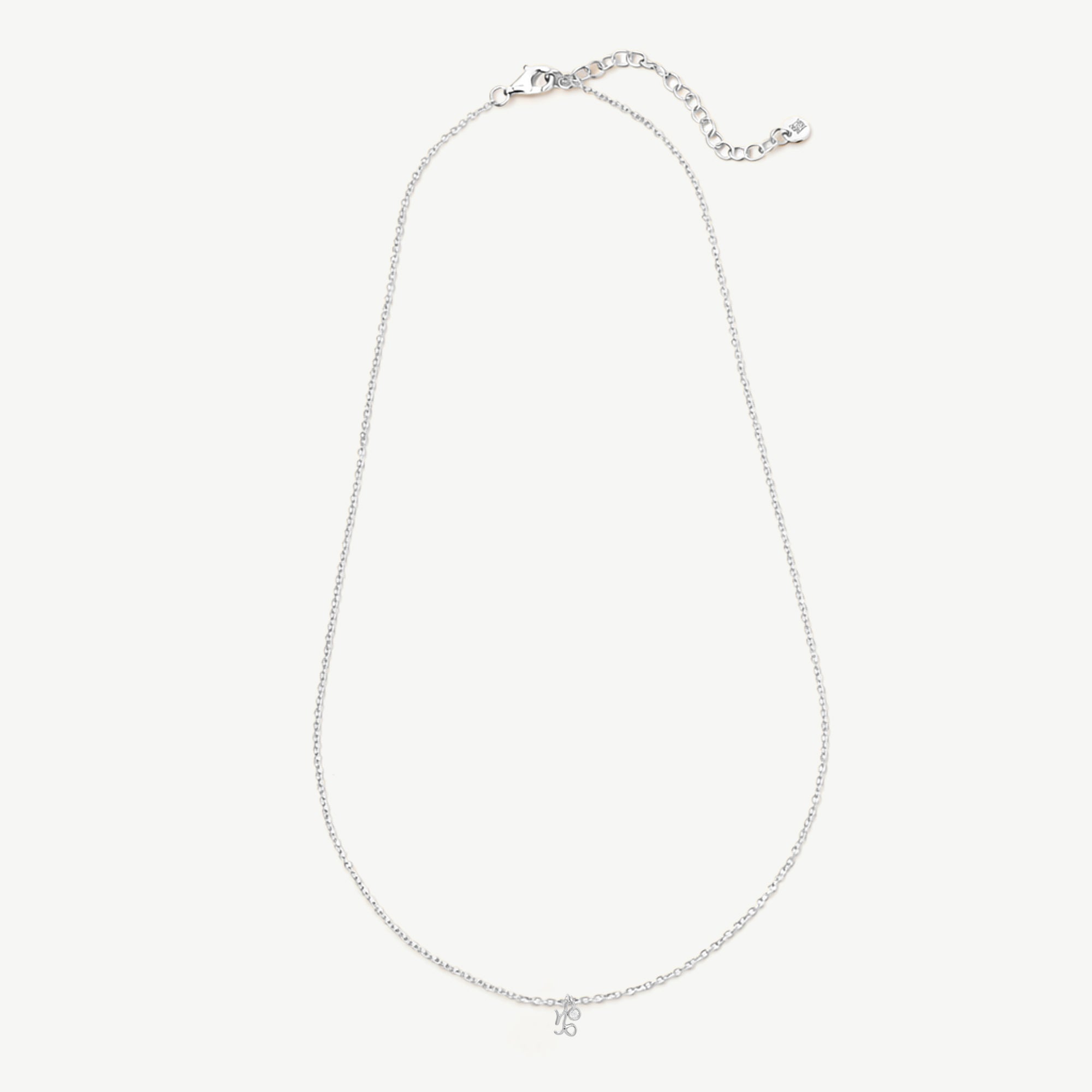 Arin Capricorn Zodiac Necklace – Sterling Silver 925