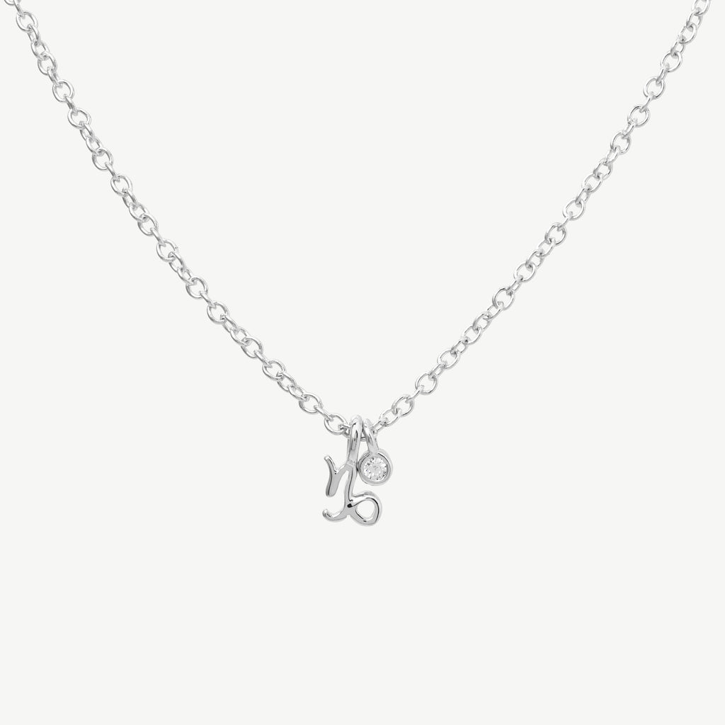Arin Capricorn Zodiac Necklace – Sterling Silver 925
